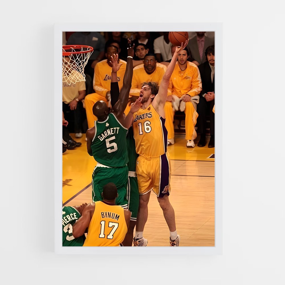 Poster Blocage Épique – affiche Basketball (vue 3)